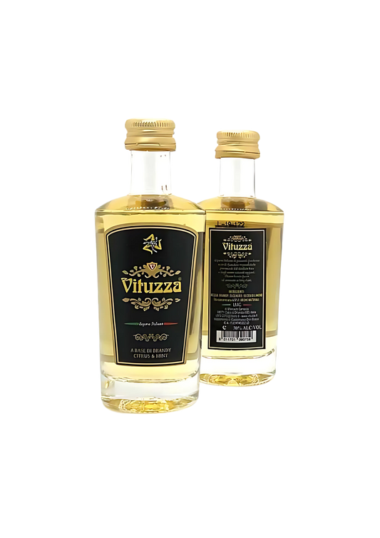 1 Miniature Vituzza Italian Liqueur - 5cl - 30% Vol. - Citrus & Mint